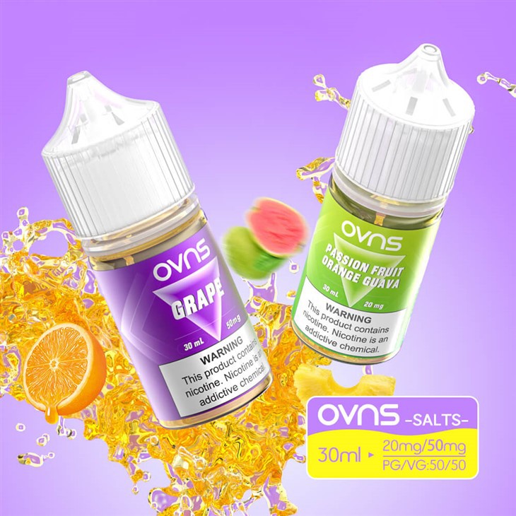 Nic druskos 30 ml ovns e-sulčių eliquid, skirtas užpildyti vape 50 mg 20 mg nikotino